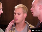 Busty Blonde's Dream MMF Threesome! 3/16