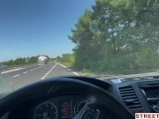 Streetfuck - Hitchhiking Babe Fucks Driving Married Man 3/16