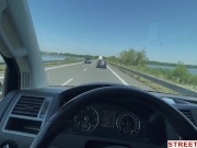 Streetfuck - Hitchhiking Babe Fucks Driving Married Man 8/16