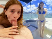 TAKING MY GF Jessica Marie ON A BOAT RIDE AND THEN TWO ROUNDS BACK AT MY PLACE