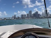 TAKING MY GF Jessica Marie ON A BOAT RIDE AND THEN TWO ROUNDS BACK AT MY PLACE 3/16