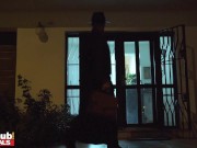 FAKEhub - Busty blonde horny squirter gets the horny fucked out of her by European Preacher and his hot lesbian assistant 1/16