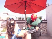 La Kitana Spider le hace un fatality a sentones al Sub Zero Verde Admi 2/16