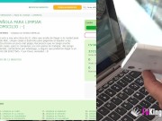 Amateur unexpected sex between busty mature cleaning lady and her boss' son 2/16