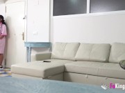 Amateur unexpected sex between busty mature cleaning lady and her boss' son 8/16