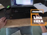 POV - Lina Luxa a leggy brunette offers her ass to you 1/16