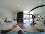 VR Conk Big Natural Boobs Vanessa Moon in Free Guy Porn Parody Virtual Reality 4/16