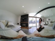 VR Conk Big Natural Boobs Vanessa Moon in Free Guy Porn Parody Virtual Reality 6/16