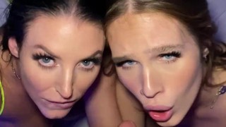 ANGELA WHITE - Sky Bri And Mr Lucky Late Night Threesome - RedTube