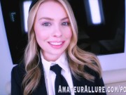 Two petite blondes brush up on their oral skills 2/16