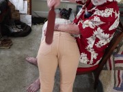 TMS-25-1) Slender Amateur Female Gets OTK Hand Spank Then Paddle Spank 8/16