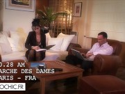 Hot threesome with a brunette and a busty blonde 1/16