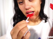 Lia Ponce rubs Solo 1/16