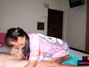 Tight bubble butt Asian teen provides her hung client with an amazing massage 11/16