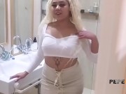 Debora shows how dirty she is with PUBLIC NUDITY and a GREAT ASSFUCK! 7/16