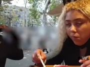 Debora shows how dirty she is with PUBLIC NUDITY and a GREAT ASSFUCK! 8/16