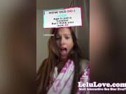 1st preview of my wet and messy birthday vid & photoshoot, dildo masturbating & flashes in car, after sex cumshot - Lelu Love 6/16