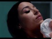 Hot brunette fucked and filled up with cum by alien monsters 3/16