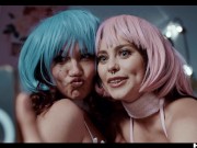 Hot ukrainian chick filled up with a ton of jizz after alien sex 2/16