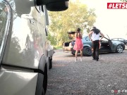 DOE PROJECTS - Hot Brunette Shrima Malati Takes Big Dick On The Road - LETSDOEIT 1/16