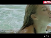 XCHIMERA - Beautiful Blonde Katrin Tequila Rides Big Cock With An Audience - LETSDOEIT 2/16