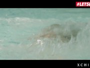 XCHIMERA - Beautiful Blonde Katrin Tequila Rides Big Cock With An Audience - LETSDOEIT 3/16