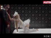 XCHIMERA - Beautiful Blonde Katrin Tequila Rides Big Cock With An Audience - LETSDOEIT 6/16