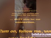 Dirty talk slut sucking YOUR dick & bouncing her pussy off your cock doggystyle to HUGE cumshot - Lelu Love 1/16