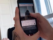 Sucking Hot Whore Loves Rough Throat Fuck, Cum On Face 1/16