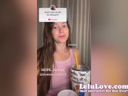 Babe reveals daily candid adventures from double creampie closeups & leaks to frustrated rants and all in between - Lelu Love 2/16