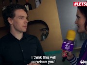 BUMSBESUCH - Big Tits Beauty Anike Ekina Surprises Fan With Her Pussy - LETSDOEIT 4/16