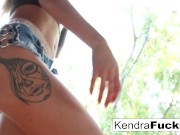 Blonde makes herself cum by the window 5/16