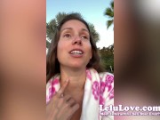 Babe flashing upskirt cunt outside, revealing celeb crushes on TikTok, behind the scenes makeup bday photoshoot - Lelu Love 12/16