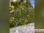 Babe flashing upskirt cunt outside, revealing celeb crushes on TikTok, behind the scenes makeup bday photoshoot - Lelu Love 4/16