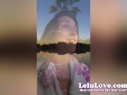 Babe flashing upskirt cunt outside, revealing celeb crushes on TikTok, behind the scenes makeup bday photoshoot - Lelu Love 7/16