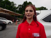 Fast Food Teen Girl With Braces Joins Couple For A Hot 3Some 😋😈❤️ 1/16