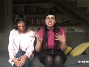 Ersties: Amateur Lesbians Enjoy Sexual Touches With Each Other 2/16