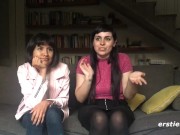Ersties: Amateur Lesbians Enjoy Sexual Touches With Each Other 4/16