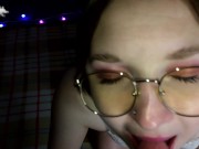 cutie gagging on a thick dick, and then takes it into a tight pussy 10/16