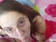 🤫 Gorgeous amateur cutie fails to keep silent 🤫 3/16