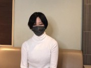 ショートカット美女のフェラとイラマを味わい尽くす→ごっくん①。Taste the blowjob and deep-throating of a beautiful short-cut girl ① 3/16