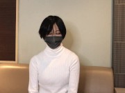 ショートカット美女のフェラとイラマを味わい尽くす→ごっくん①。Taste the blowjob and deep-throating of a beautiful short-cut girl ① 6/16