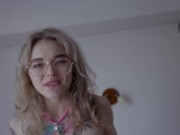 Step sister wanted to play with the console, but I flooded her ass sperm. Karneli Bandi. 7/16