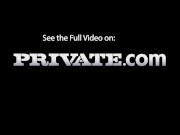 PRIVATE com - Milky White Maid Angel Rush Gives Ebony Shaft Sloppy Blowjob! 15/16