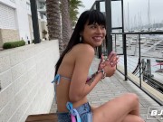 BJRAW Skinny milf Ari Alectra takes a big dick deep into her throat 3/16