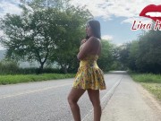 LINA HENAO SE SUBE EN EL CARRO DE UNN EXTRAÑO Y FOLLAN  EN LA CARRETERA 🚘🙈😈🍆 3/16