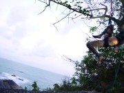 Alternative TATTOO girl in ropes of LILY LU - public bondage, kinbaku, shibari, rope play, goth, alt, punk 11/16