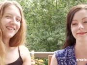 Ersties: Erste lesbische Erfahrung einer 21-jährigen Deutschen. Und was für eine! 11/16