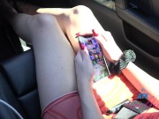 Hanging out with pretty cute blonde babe CeceliaTaylor and getting a blowjob in the car 2/16
