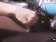 Deeper. Bust blonde has affair 4/16